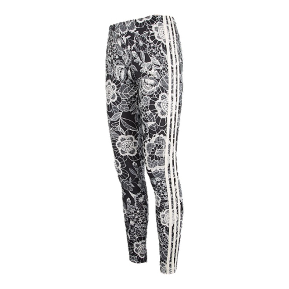 Adidas 3-stripes all over floral print leggings